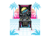 Flipper Flipperautomat Arcade Gamer Retrowave