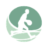 Basketball Player Hooping Rebounding
