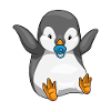 Penguin Baby Pacifier