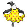 Robe Pingouin à Pois