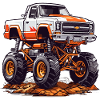 Course de Monster Truck