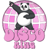 Disco King Panda anni ' 70 Disco Ball Discoking
