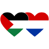 Palestine Holland Flag Heart