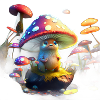 Mushroom im Wald