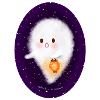 Ghost with lantern