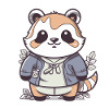 Raccoon - Kawaii Style