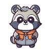 Raccoon - Kawaii Style