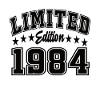Édition limitée 1984