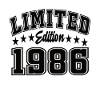 Édition limitée 1986