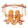 Gingerbread Man Christmas Motif