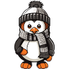 Penguin Winter Comic