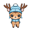 Deer Winter Comic