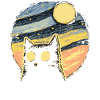 Starry Night Retro Cat