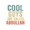 Cool guys are called abdullah