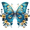Beautiful Blue Butterfly
