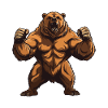 Bear Grizzly Muscles Bodybuilding