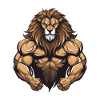 Lion Muscles Workout Gym