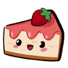 Piece of strawberry pie, delicious!