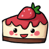 Torta di fragole carina, dolce!