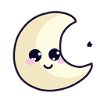 The moon is happy!