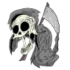 Grim Reaper rit drôle rire