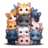 Cat - Kawaii Style