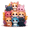 Chat - Style Kawaii