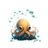 Psychopulp Octopus Underwater