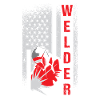 Welder USA Flag Patriot Welding