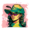 Fille de style urbain
