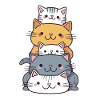 Cat - Kawaii Style
