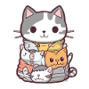 Cat - Kawaii Style