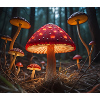Glowing Toadstools