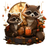 Raccoon dinner