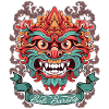 Barong Mask, Indonesian Deity, Bali