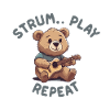 Guitarist, Guitar Player, Bear Lover