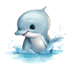 Jack der Baby-Delfin