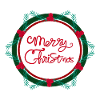 Christmas star wreath