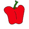 Simple bell peppers