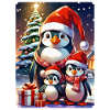 Christmas Penguin Family 1.9