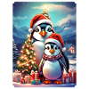 Christmas Penguin Family 1.10