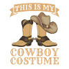 Cowboystövlar Hatt Kostym Fest Present Cowboy