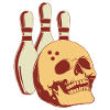 Bowling Skeleton Bowling Skittles