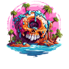 Monster Island Donut