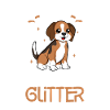 Beagle Glitter