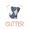 Border Collie Glitter