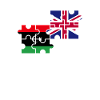 Libye Royaume-Uni Drapeau britannique libyen