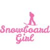 Fille de snowboard