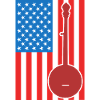 Banjo Drapeau des États-Unis