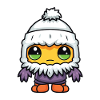 Cold Winter Comic Eskimo
